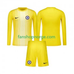 Billige Fotballdrakter Chelsea Keeper Barn Tredjedrakt 2025-2026 Langermet
