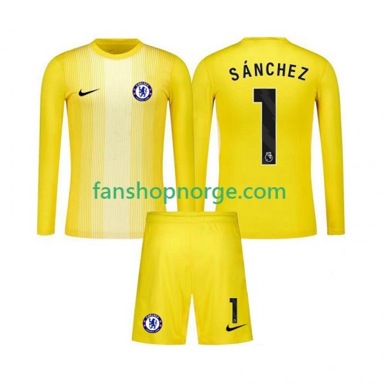 Billige Fotballdrakter Chelsea Robert Sanchez 1 Keeper Barn Tredjedrakt 2025-2026 Langermet