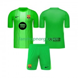 Billige Fotballdrakter FC Barcelona Keeper Barn Hjemmedrakt 2025-2026 Kortermet