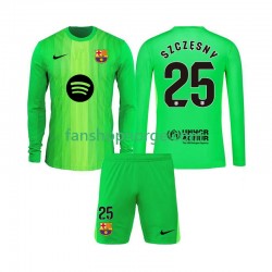 Billige Fotballdrakter FC Barcelona Szczesny 25 Keeper Barn Hjemmedrakt 2025-2026 Langermet