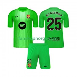 Billige Fotballdrakter FC Barcelona Szczesny 25 Keeper Barn Hjemmedrakt 2025-2026 Kortermet