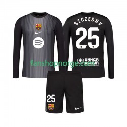 Billige Fotballdrakter FC Barcelona Szczesny 25 Keeper Barn Tredjedrakt 2025-2026 Langermet