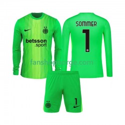 Billige Fotballdrakter Inter Milan Yann Sommer 1 Keeper Barn Tredjedrakt 2025-2026 Langermet