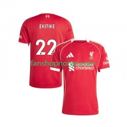 Billige Fotballdrakter Liverpool Hugo Ekitike 22 Herre Hjemmedrakt 2025-2026 Kortermet