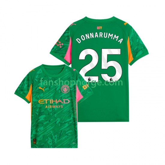 Billige Fotballdrakter Manchester City Gianluigi Donnarumma 25 Keeper Herre Hjemmedrakt 2025-2026 Kortermet