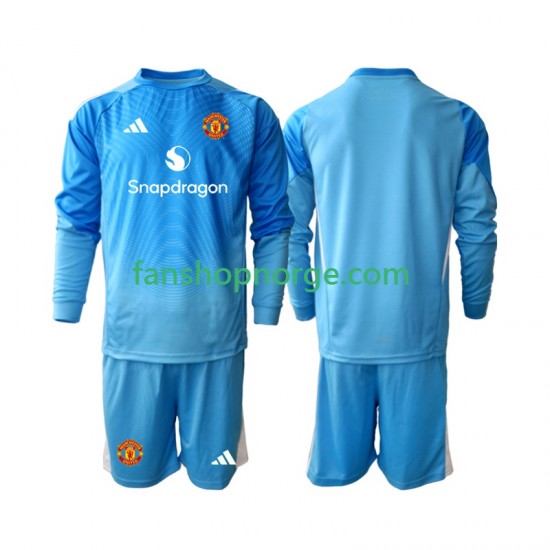 Billige Fotballdrakter Manchester United Keeper Barn Hjemmedrakt 2025-2026 Langermet