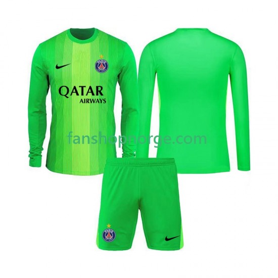Billige Fotballdrakter Paris Saint-Germain Keeper Barn Bortedrakt 2025-2026 Langermet