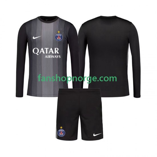 Billige Fotballdrakter Paris Saint-Germain Keeper Barn Hjemmedrakt 2025-2026 Langermet