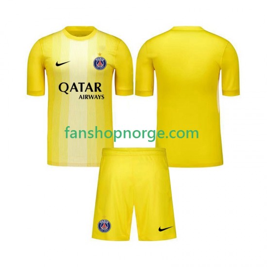 Billige Fotballdrakter Paris Saint-Germain Keeper Barn Tredjedrakt 2025-2026 Kortermet