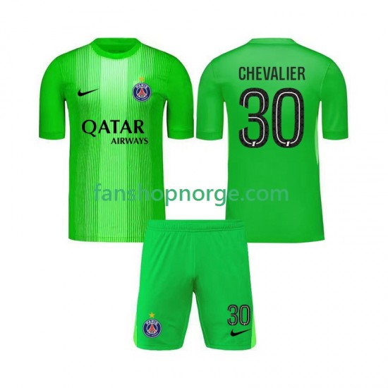 Billige Fotballdrakter Paris Saint-Germain Lucas Chevalier 30 Keeper Barn Bortedrakt 2025-2026 Kortermet