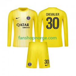 Billige Fotballdrakter Paris Saint-Germain Lucas Chevalier 30 Keeper Barn Tredjedrakt 2025-2026 Langermet
