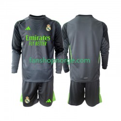 Billige Fotballdrakter Real Madrid Keeper Barn Tredjedrakt 2025-2026 Langermet