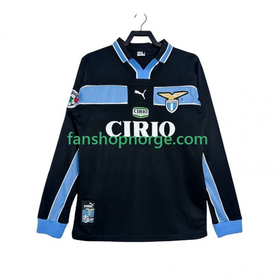Billige Fotballdrakter SS Lazio Retro Herre Bortedrakt 1998 1999 Langermet