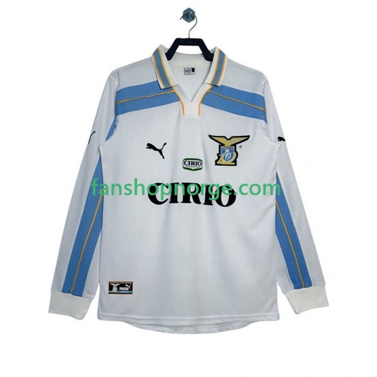 Billige Fotballdrakter SS Lazio 2000 Retro Herre Bortedrakt 1999 Langermet