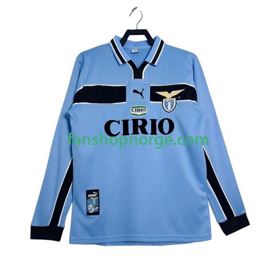 Billige Fotballdrakter SS Lazio Retro Herre Hjemmedrakt 1998 1999 Langermet