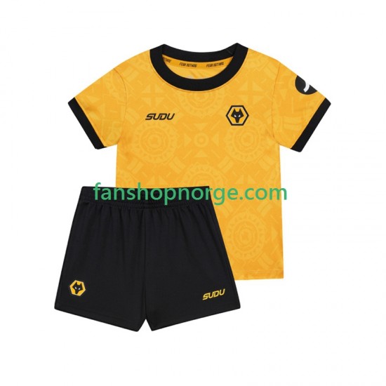 Billige Fotballdrakter Wolverhampton Wanderers Barn Hjemmedrakt 2025-2026 Kortermet