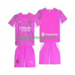 Billige Fotballdrakter AC Milan Keeper Barn Bortedrakt 2026-2027 Kortermet