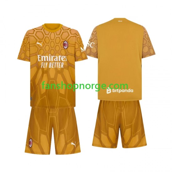 Billige Fotballdrakter AC Milan Keeper Barn Hjemmedrakt 2026-2027 Kortermet