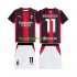 Billige Fotballdrakter AC Milan Ibrahimović 11 Barn Hjemmedrakt 2026-2027 Kortermet