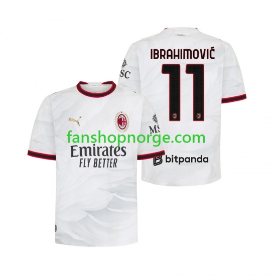 Billige Fotballdrakter AC Milan Ibrahimović 11 Herre Bortedrakt 2026-2027 Kortermet