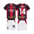 Billige Fotballdrakter AC Milan Modrić Luka 14 Barn Hjemmedrakt 2026-2027 Kortermet