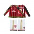 Billige Fotballdrakter AC Milan RONALDINHO 80 2013 2014 Retro Barn Hjemmedrakt Langermet