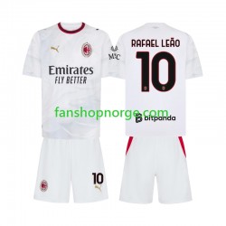 Billige Fotballdrakter AC Milan Rafael Leao 10 Barn Bortedrakt 2026-2027 Kortermet