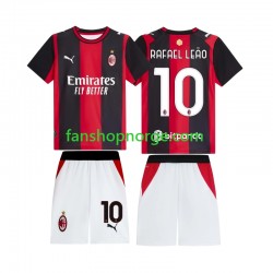 Billige Fotballdrakter AC Milan Rafael Leao 10 Barn Hjemmedrakt 2026-2027 Kortermet