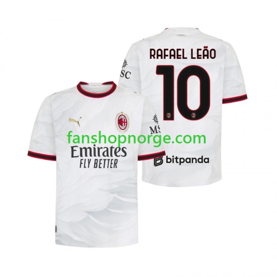 Billige Fotballdrakter AC Milan Rafael Leao 10 Herre Bortedrakt 2026-2027 Kortermet