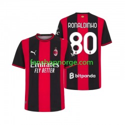 Billige Fotballdrakter AC Milan Ronaldinho 80 Herre Hjemmedrakt 2026-2027 Kortermet
