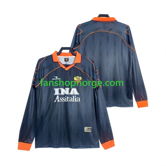 Billige Fotballdrakter Roma 2000 Retro Herre Tredjedrakt 1999 Langermet