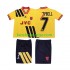 Billige Fotballdrakter Arsenal CAMPBELL 7 1993 Retro Barn Bortedrakt 1994 Kortermet