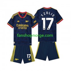 Billige Fotballdrakter Arsenal Christos Tzolis 17 Barn Bortedrakt 2026-2027 Kortermet