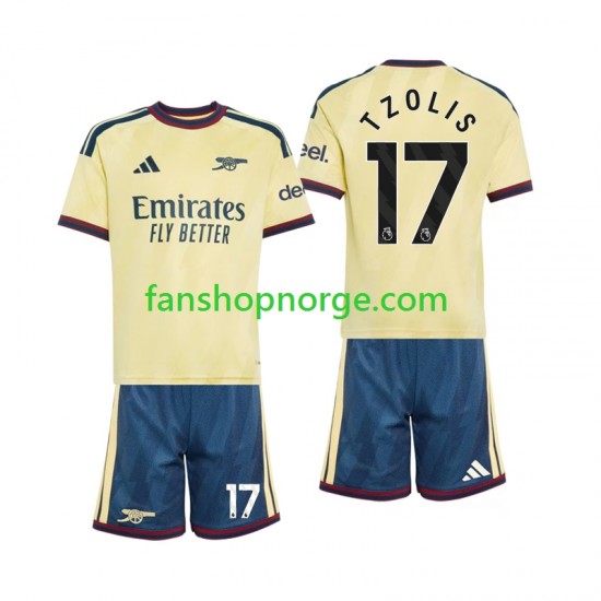 Billige Fotballdrakter Arsenal Christos Tzolis 17 Barn Tredjedrakt 2026-2027 Kortermet