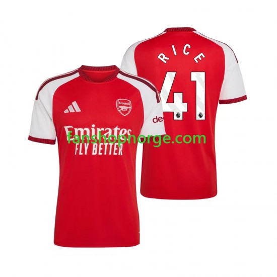 Billige Fotballdrakter Arsenal Declan Rice 41 Herre Hjemmedrakt 2026-2027 Kortermet