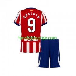 Billige Fotballdrakter Atlético Madrid Alexander Sorloth 9 Barn Hjemmedrakt 2026-2027 Kortermet