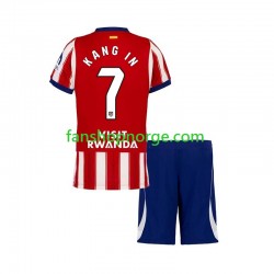 Billige Fotballdrakter Atlético Madrid Lee Kang-in 7 Barn Hjemmedrakt 2026-2027 Kortermet