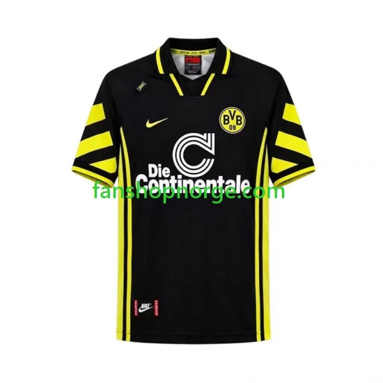 Billige Fotballdrakter Borussia Dortmund 1996 Retro Herre Bortedrakt Kortermet
