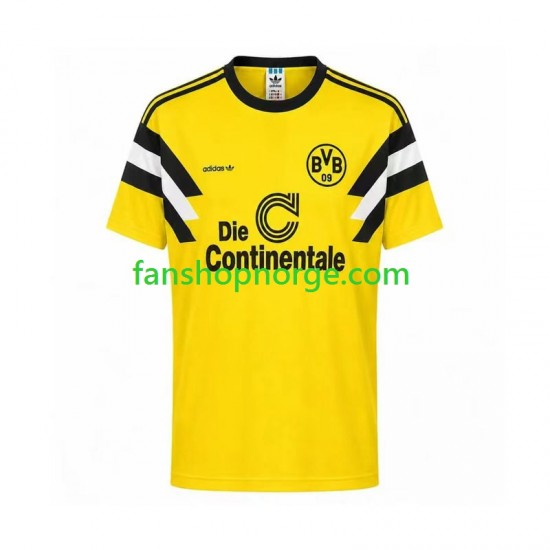Billige Fotballdrakter Borussia Dortmund 1989 Retro Herre Hjemmedrakt Kortermet