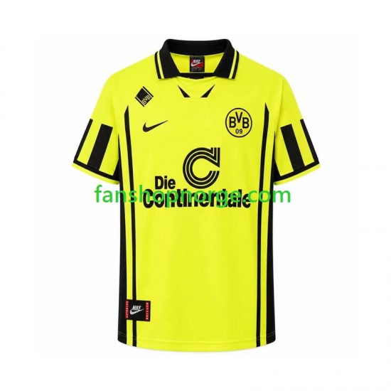 Billige Fotballdrakter Borussia Dortmund 1996 Retro Herre Hjemmedrakt Kortermet