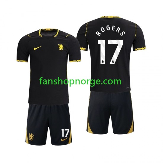 Billige Fotballdrakter Chlesea Morgan Rogers 17 Barn Bortedrakt 2026-2027 Kortermet