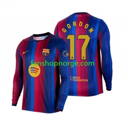 Billige Fotballdrakter FC Barcelona Anthony Gordon 17 Herre Hjemmedrakt 2026-2027 Langermet