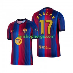 Billige Fotballdrakter FC Barcelona Anthony Gordon 17 Herre Hjemmedrakt 2026-2027 Kortermet
