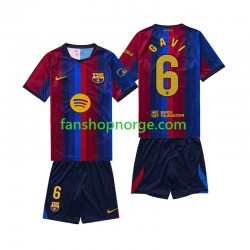 Billige Fotballdrakter FC Barcelona Gavi 6 Barn Hjemmedrakt 2026-2027 Kortermet Billige Fotballdrakter FC Barcelona Gavi 6 Barn Hjemmedrakt 2026-2027 Kortermet