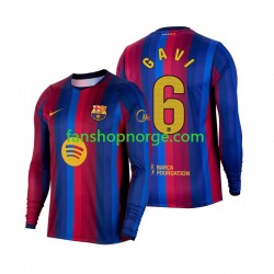 Billige Fotballdrakter FC Barcelona Gavi 6 Herre Hjemmedrakt 2026-2027 Langermet