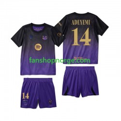 Billige Fotballdrakter FC Barcelona Karim Adeyemi 14 Barn Bortedrakt 2026-2027 Kortermet