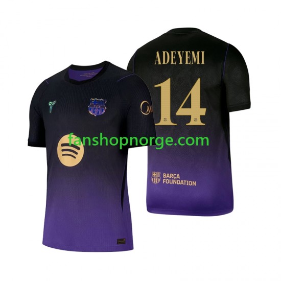 Billige Fotballdrakter FC Barcelona Karim Adeyemi 14 Herre Bortedrakt 2026-2027 Kortermet