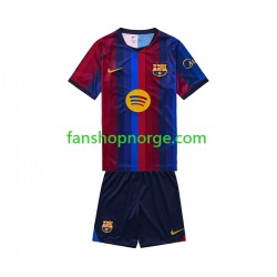 Billige Fotballdrakter FC Barcelona Barn Hjemmedrakt 2026-2027 Kortermet