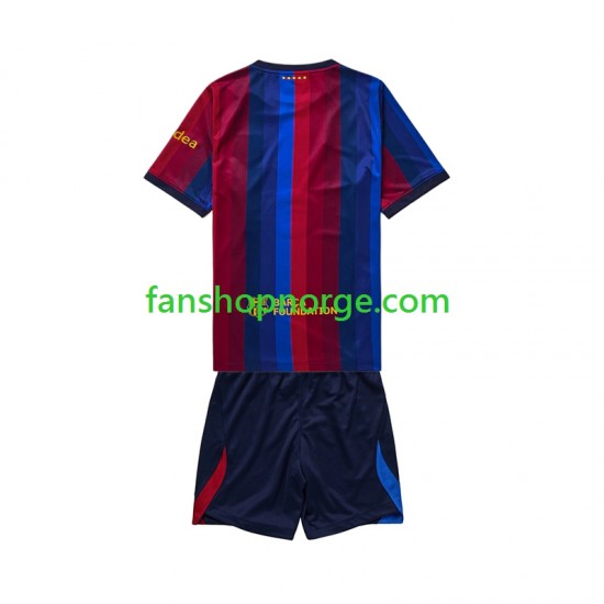Billige Fotballdrakter FC Barcelona Barn Hjemmedrakt 2026-2027 Kortermet
