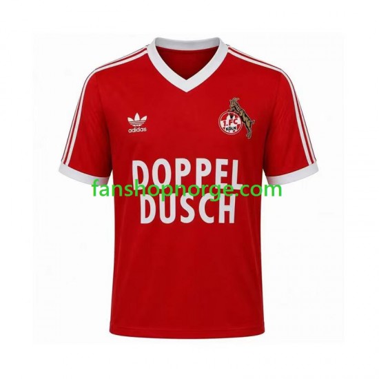 Billige Fotballdrakter FC Köln 1984 1985 Retro Herre Bortedrakt Kortermet